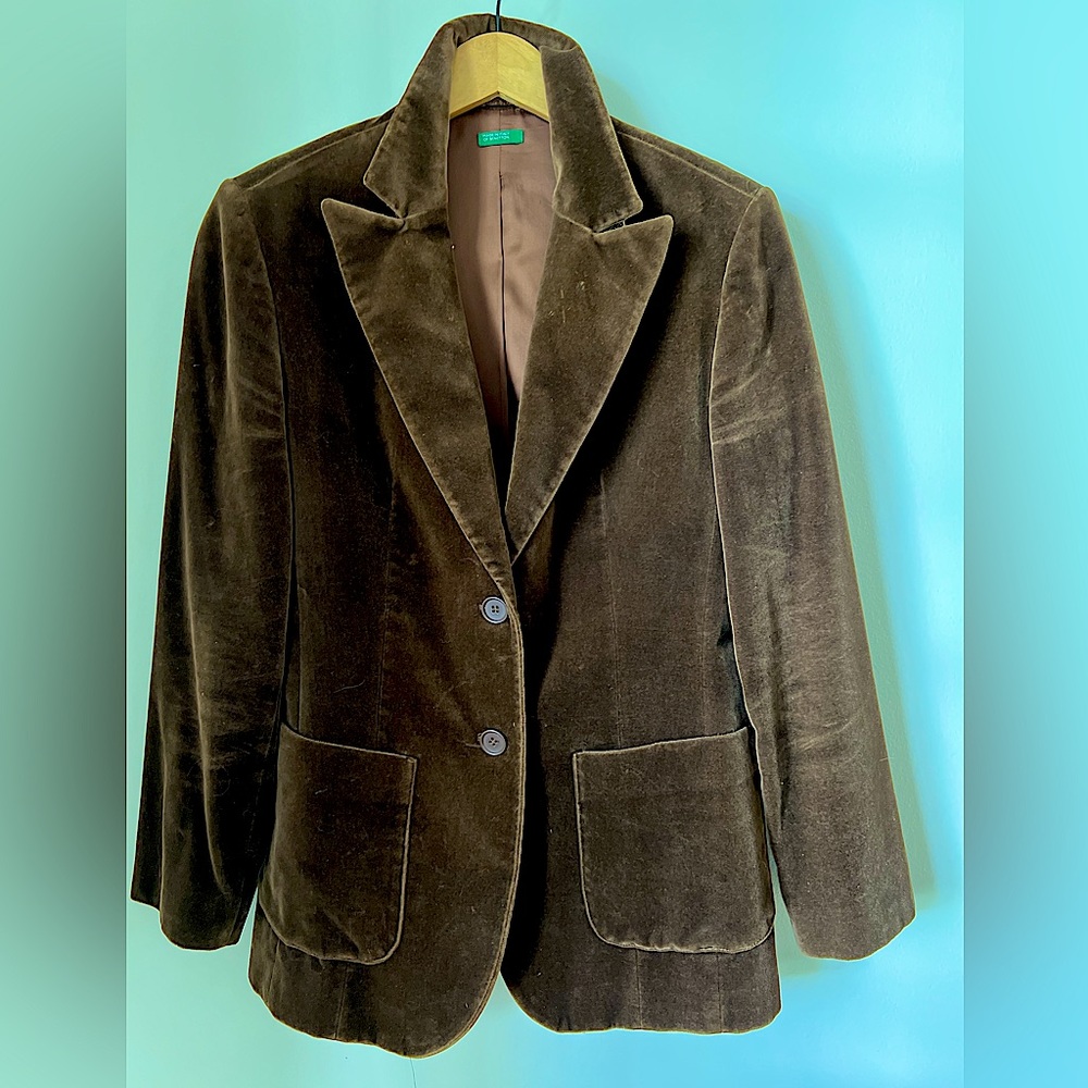 Benetton Velvet Blazer